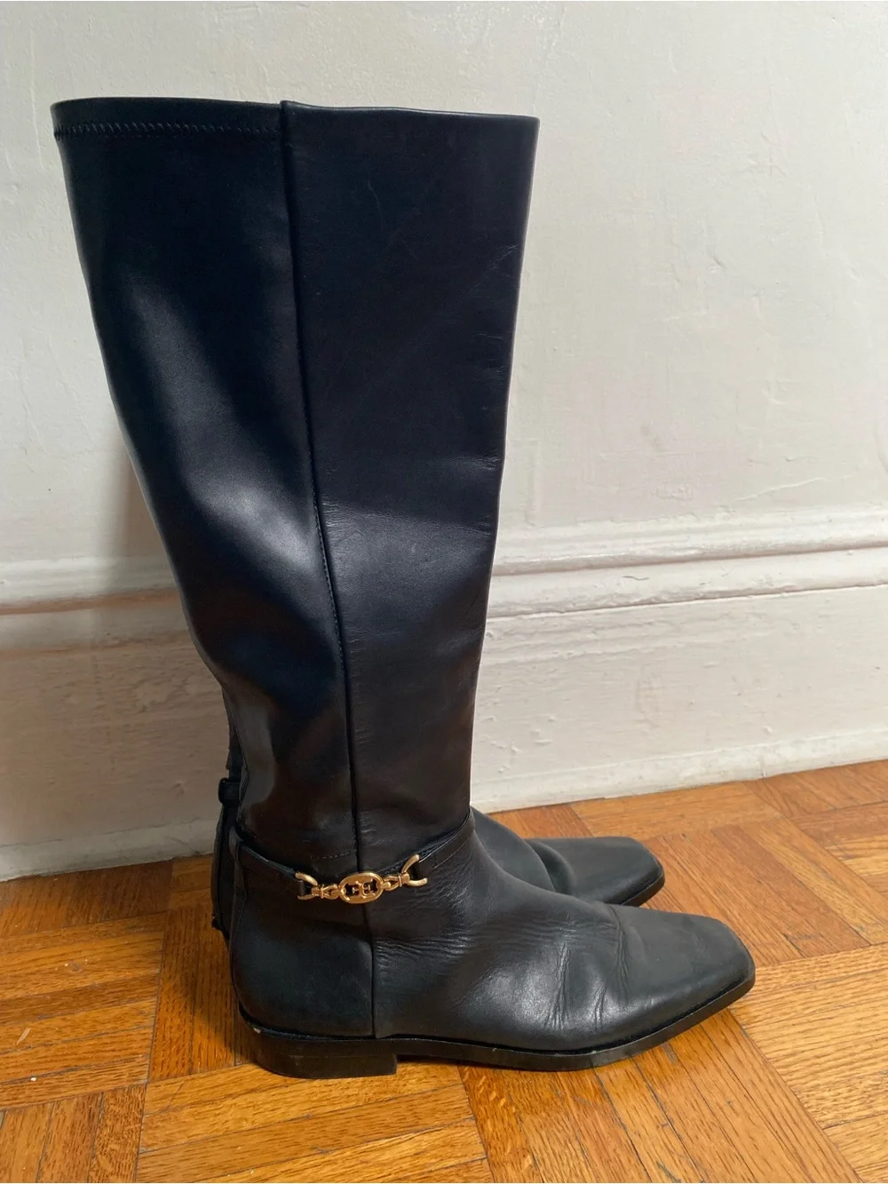 Minimalist Sam Edelman Riding Knee-High Leather Boots